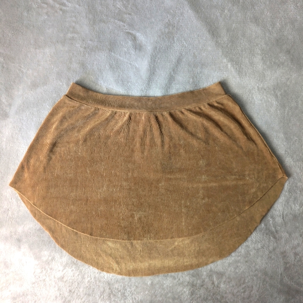 NWT Abigail Mentzer Designs Pull-on Ballet Skirt Adult M gold
